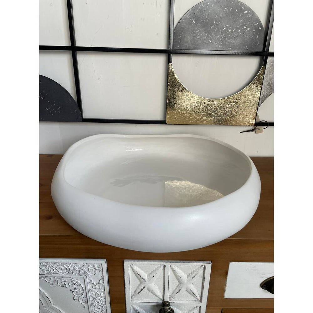 Centrotavola big Ceramiche Conte - bianco