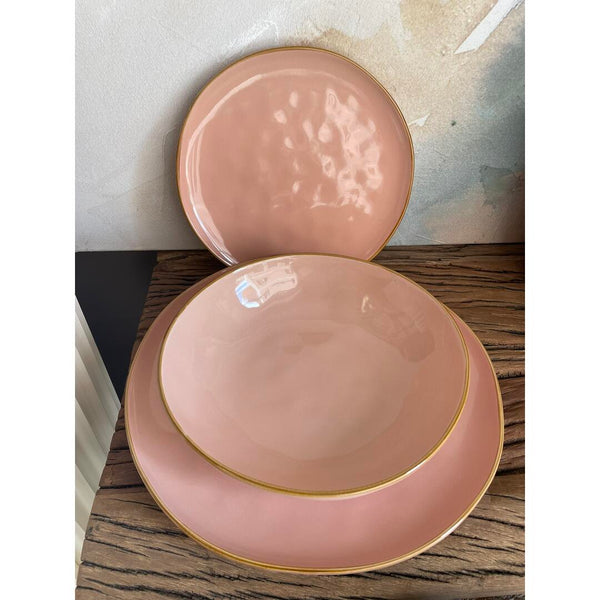 Servizio tavola Rose & Tulipani Concerto cipria - 12 pz
