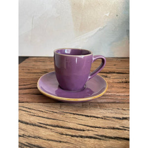Tazza caffè Rose & Tulipani Concerto malva - 6 pz