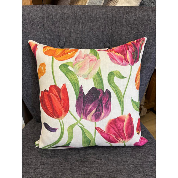Cuscino quadrato New Diffusion - Tulipani