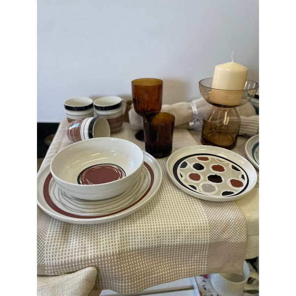 Servizio tavola Andrea Fontebasso Vibes Terra - 18 pz