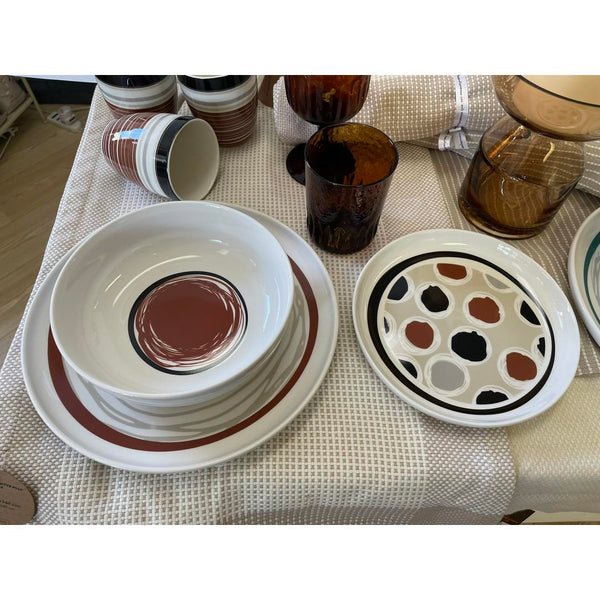 Servizio tavola Andrea Fontebasso Vibes Terra - 18 pz
