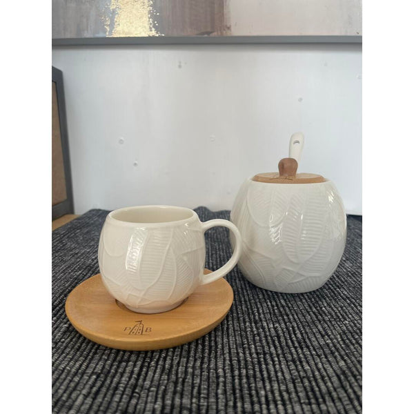 Tazza caffè La Porcellana Bianca Intavola - foglie