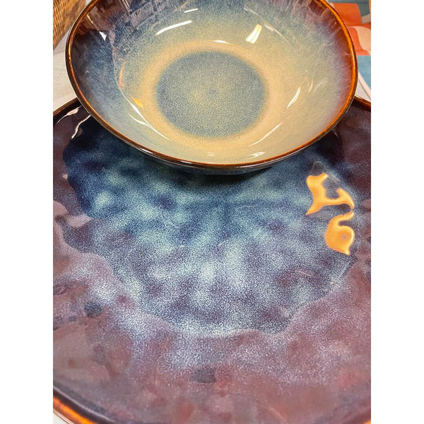 Servizio tavola Excelsa Artisan blu - 12 pz