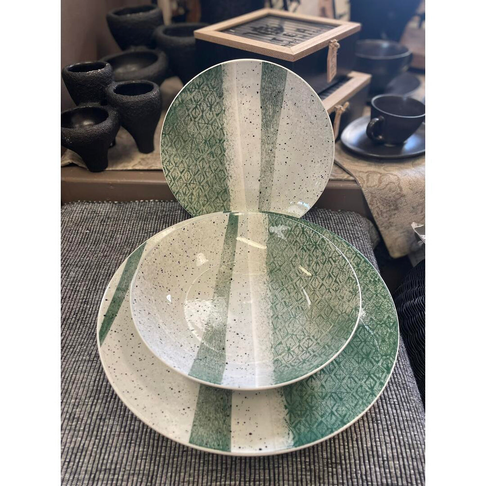 Servizio tavola Andrea Fontebasso Malachite - 18 pz