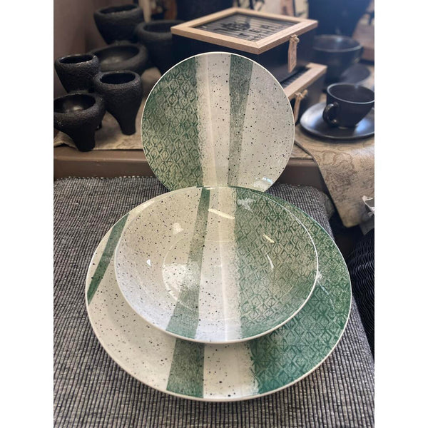 Servizio tavola Andrea Fontebasso Malachite - 18 pz