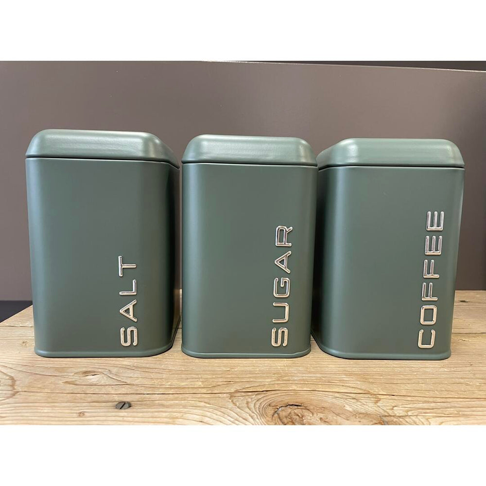 Terna barattoli Evviva - verde