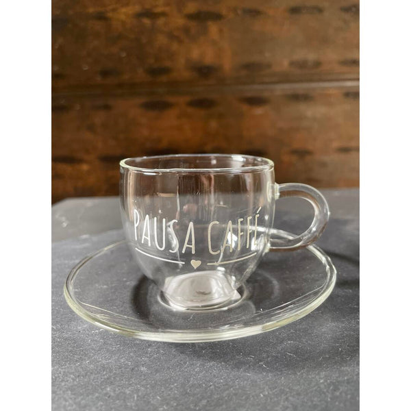 Coppia tazzine caffè Nuvole di Stoffa