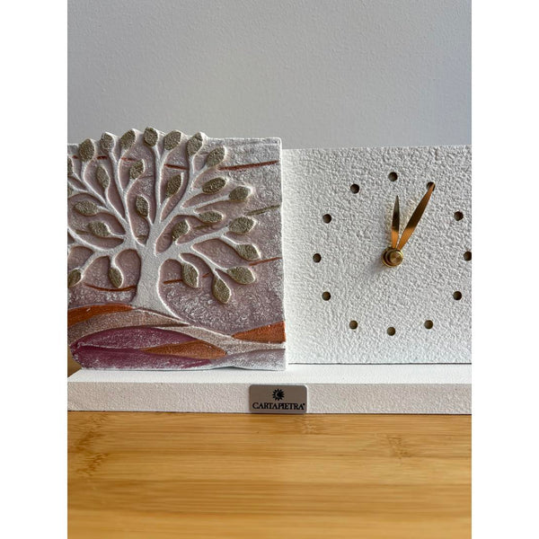 Orologio d'appoggio Cartapietra Albero della Vita