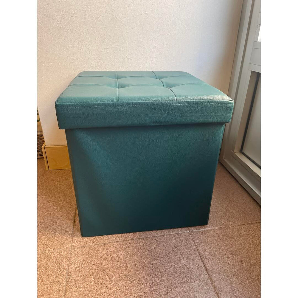 Cubo contenitore pieghevole Daunex - petrolio