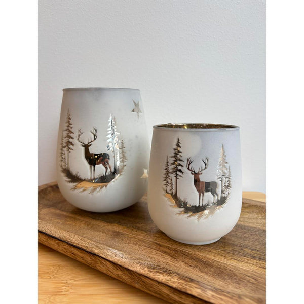 Porta candela Innovaliving White Forest