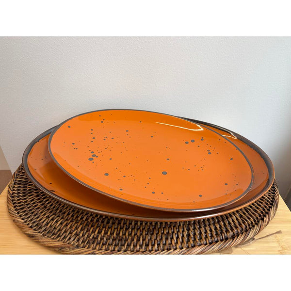 Piatto ovale Weissestal Cottage 38cm - pumpkin
