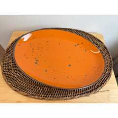 Piatto ovale Weissestal Cottage 31cm - pumpkin