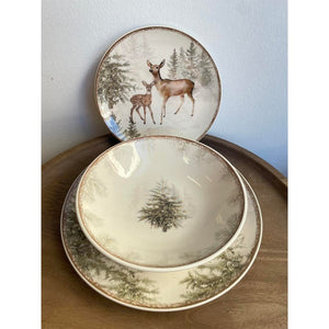 Servizio tavola H&H Magical Deer - 18 pz