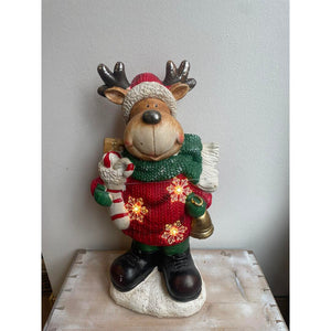 Pupazzo renna Elle Gift c/led