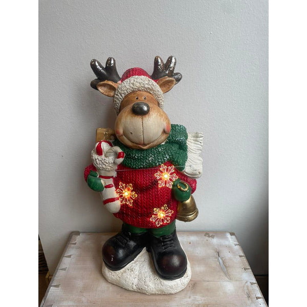 Pupazzo renna Elle Gift c/led