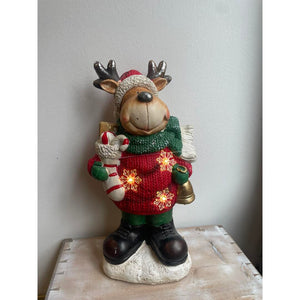 Pupazzo renna Elle Gift c/led