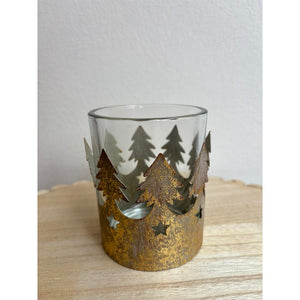 Porta candela Nuvole di Stoffa alberi