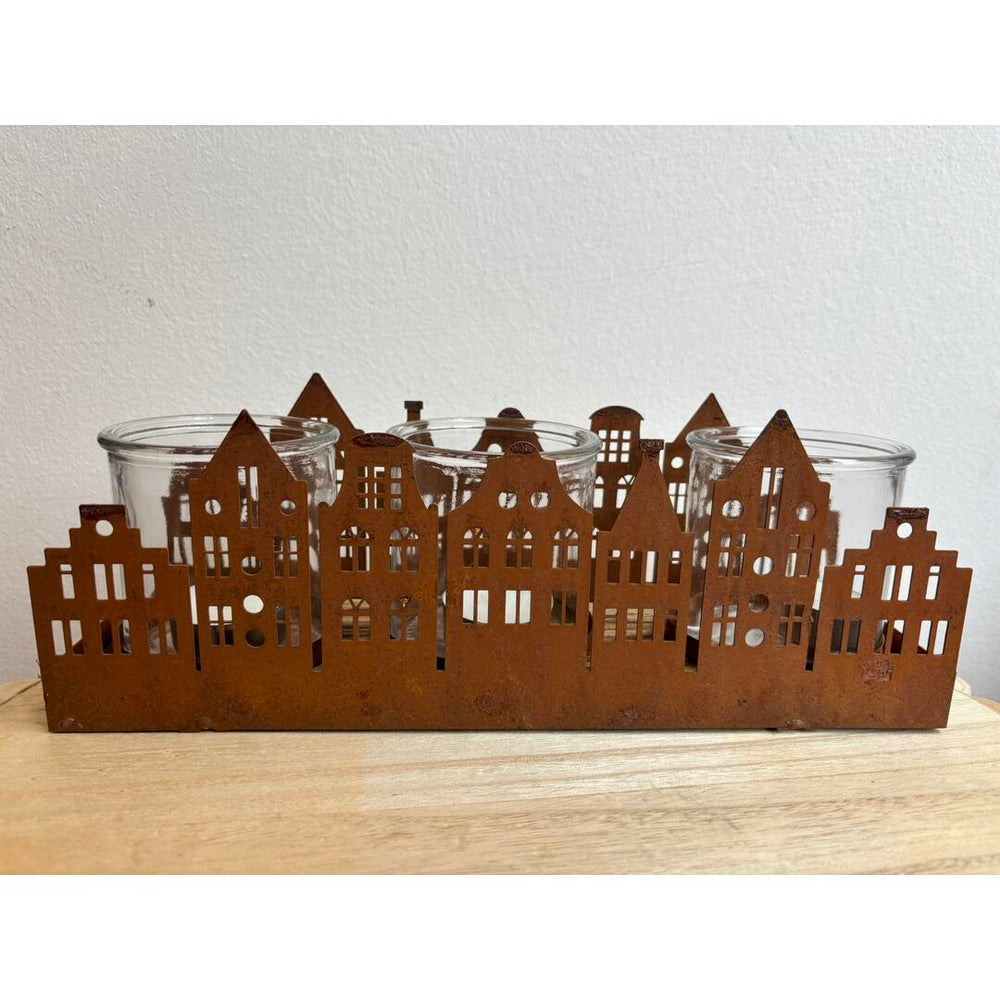 Porta candele casette Nuvole di Stoffa