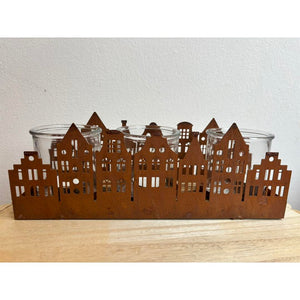 Porta candele casette Nuvole di Stoffa