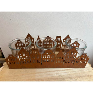 Porta candele casette Nuvole di Stoffa