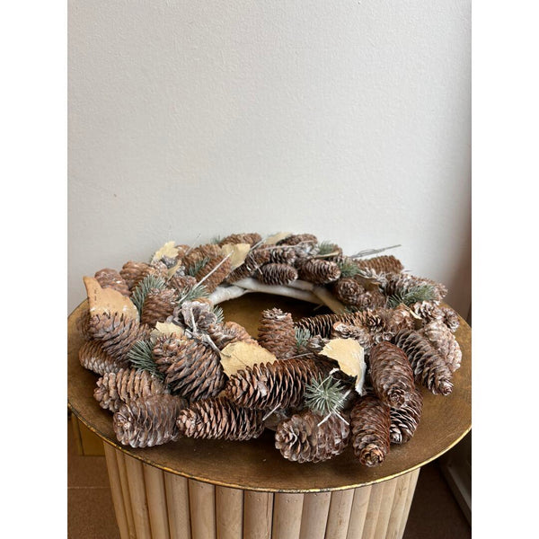 Corona naturale Nuvole di Stoffa