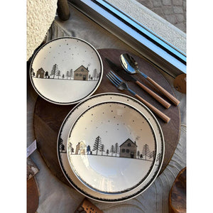 Servizio tavola H&H Casette - 18 pz