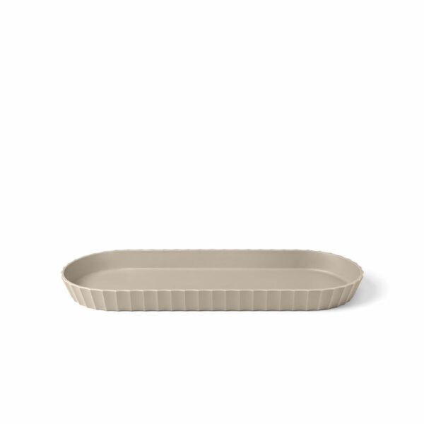 Vassoio ovale Blim Plus Minerva - moka grey