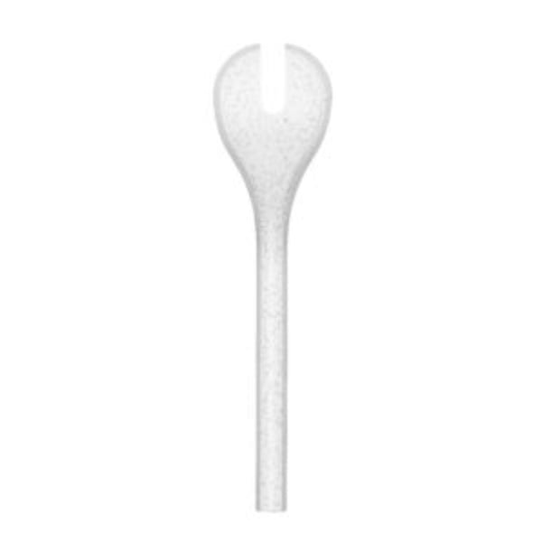 Coppia posate insalata Memento Synth - bianco trasparente