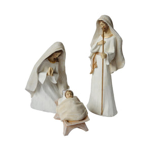 Natività Elle Gift 3 pz bianco/tortora