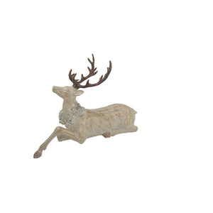 Renna seduta beige Elle Gift