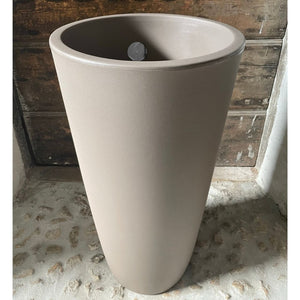Vaso TeraPlast tondo - tortora