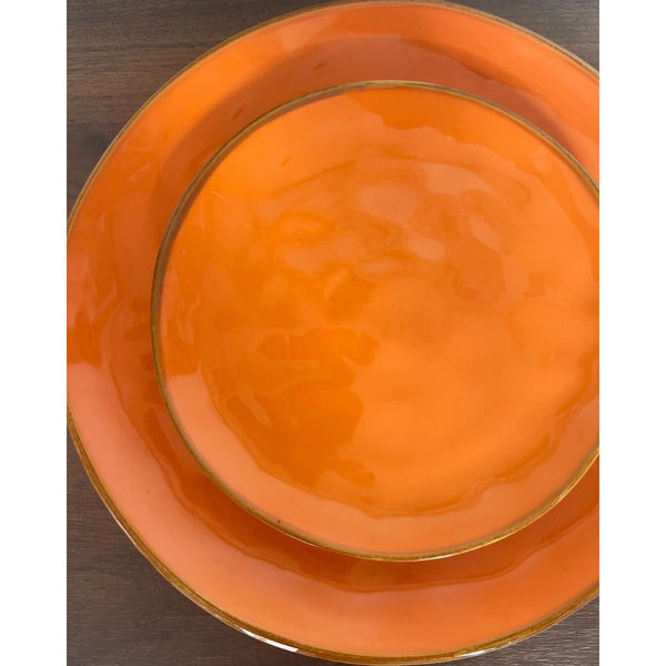 Servizio tavola Rose & Tulipani Concerto arancio - 12 pz