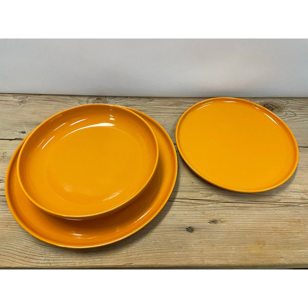 Servizio tavola H&H Stoccolma ocra - 12 pz