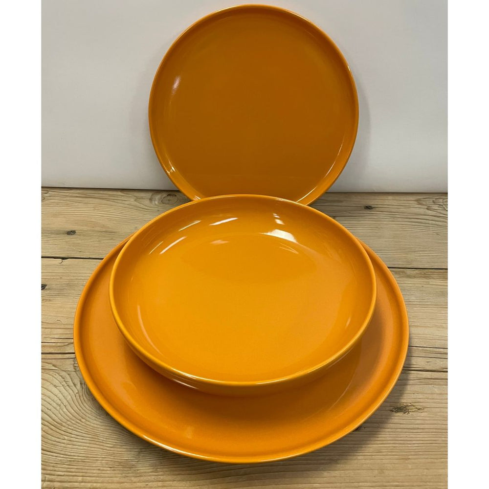 Servizio tavola H&H Stoccolma ocra - 12 pz