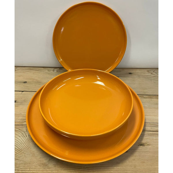 Servizio tavola H&H Stoccolma ocra - 12 pz
