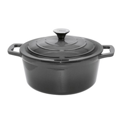 Casseruola rotonda ghisa ELO - grigio