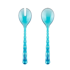 Posate insalata Guzzini Vanity - azzurro