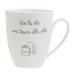 Tazza mug Gli Onesti La Porcellana Bianca