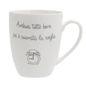 Tazza mug Gli Onesti La Porcellana Bianca