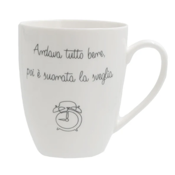 Tazza mug Gli Onesti La Porcellana Bianca
