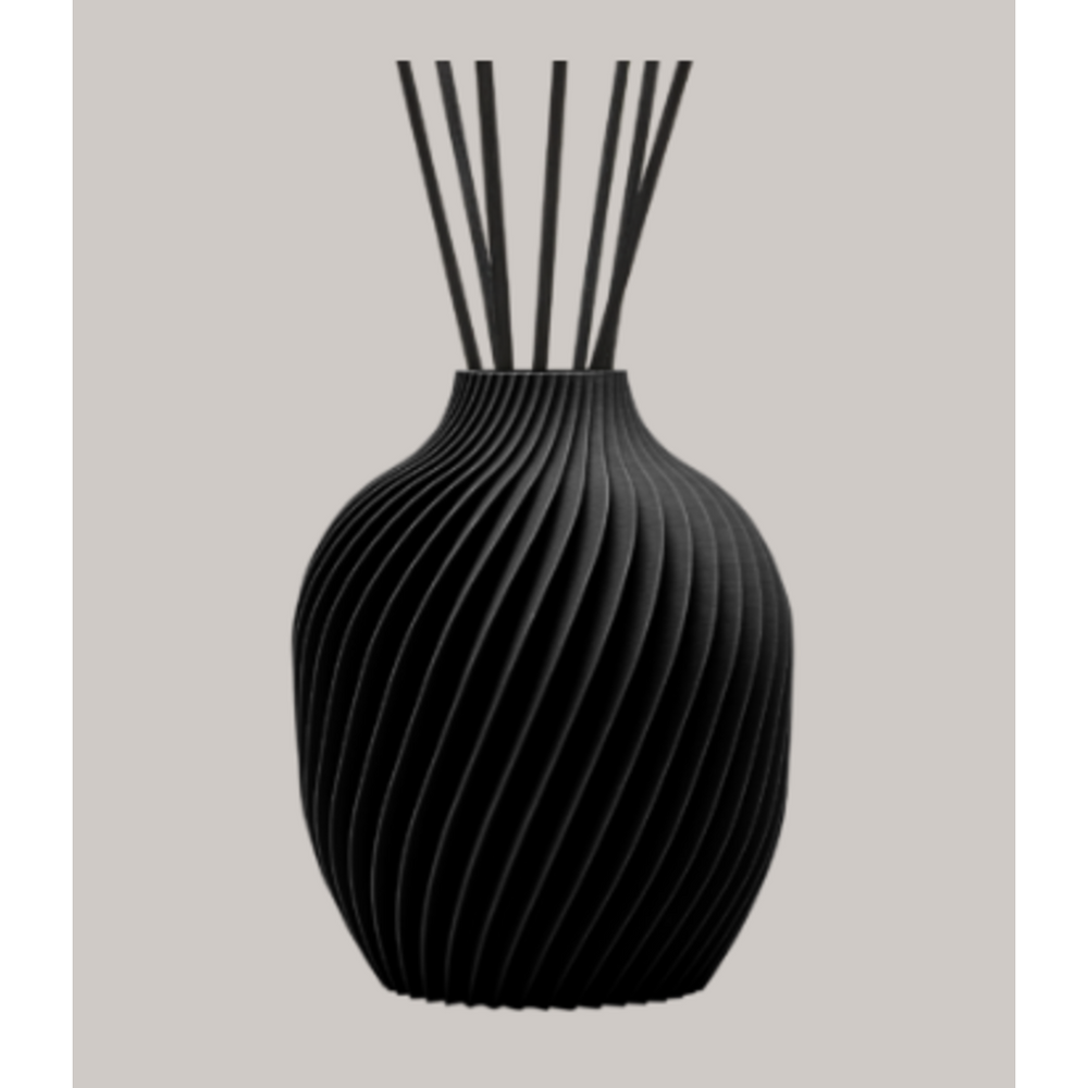 Diffusore Hypno Casa Art3D nero - latte e ambra dolce