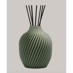 Diffusore Hypno Casa Art3D verde - latte e ambra dolce