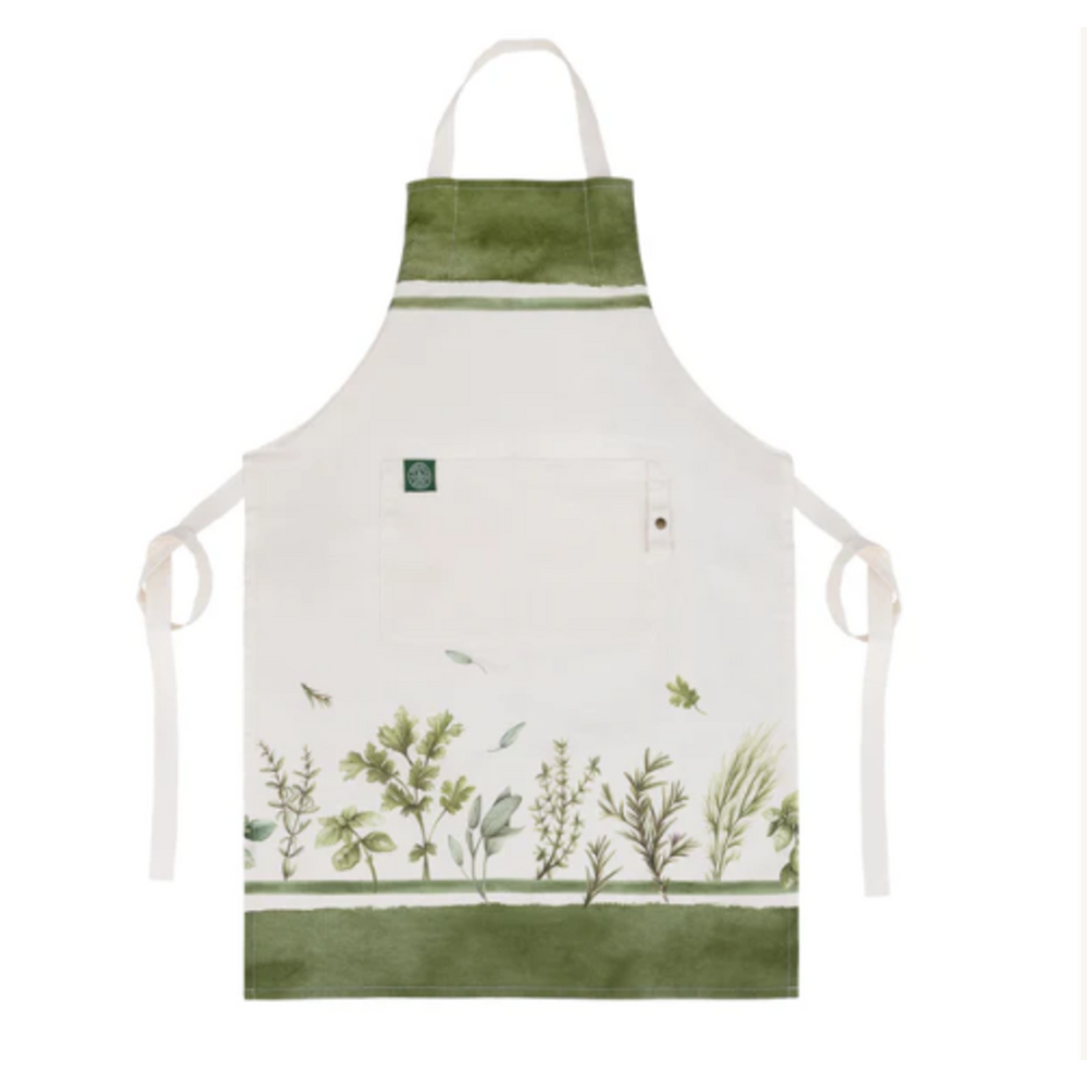 Set grembiule + cavatappi Coltivia La Porcellana Bianca