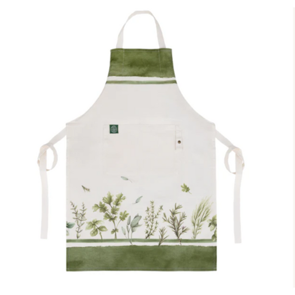 Set grembiule + cavatappi Coltivia La Porcellana Bianca