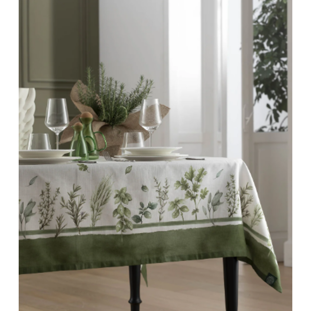 Tovaglia Coltivia La Porcellana Bianca