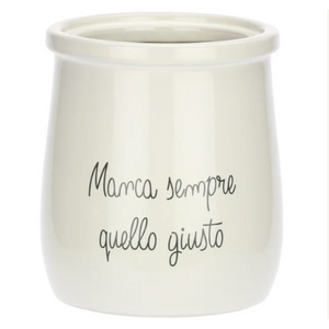 Porta utensili Gli Onesti La Porcellana Bianca