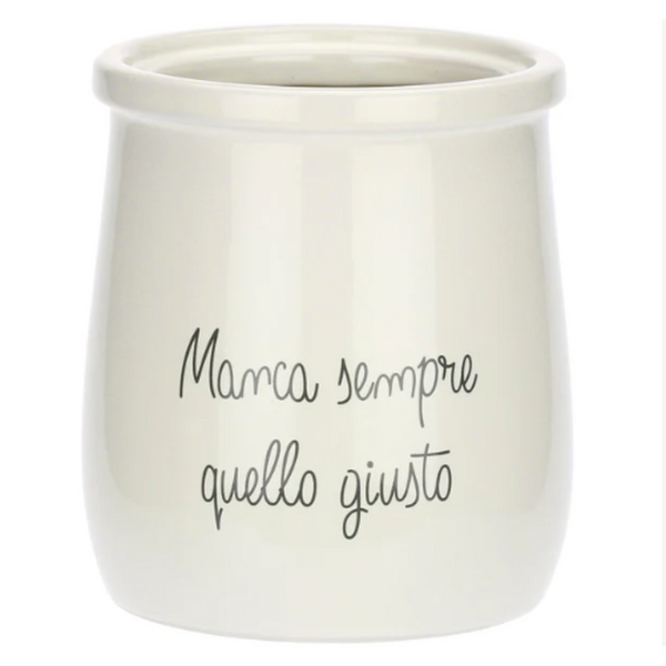 Porta utensili Gli Onesti La Porcellana Bianca
