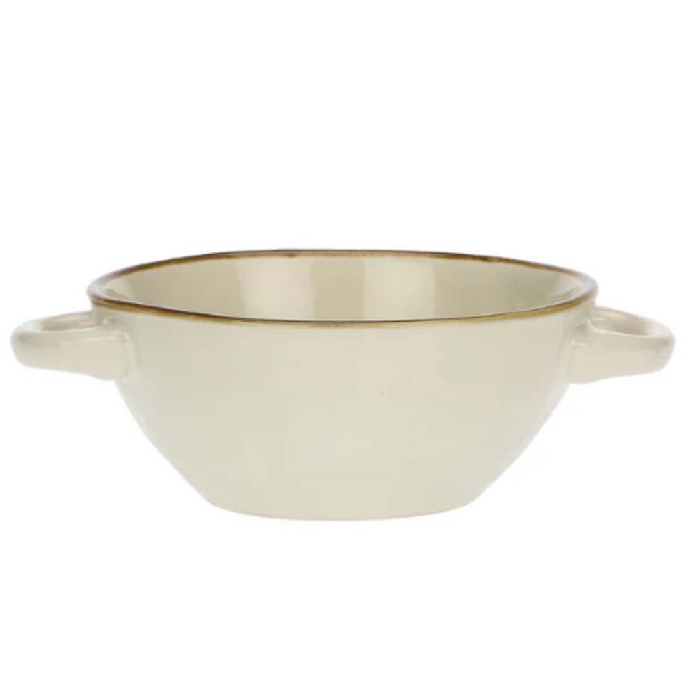 Set 2 ciotole zuppa Rosa & Tulipani Concerto - avorio