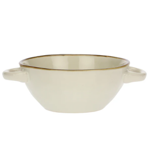 Set 2 ciotole zuppa Rosa & Tulipani Concerto - avorio